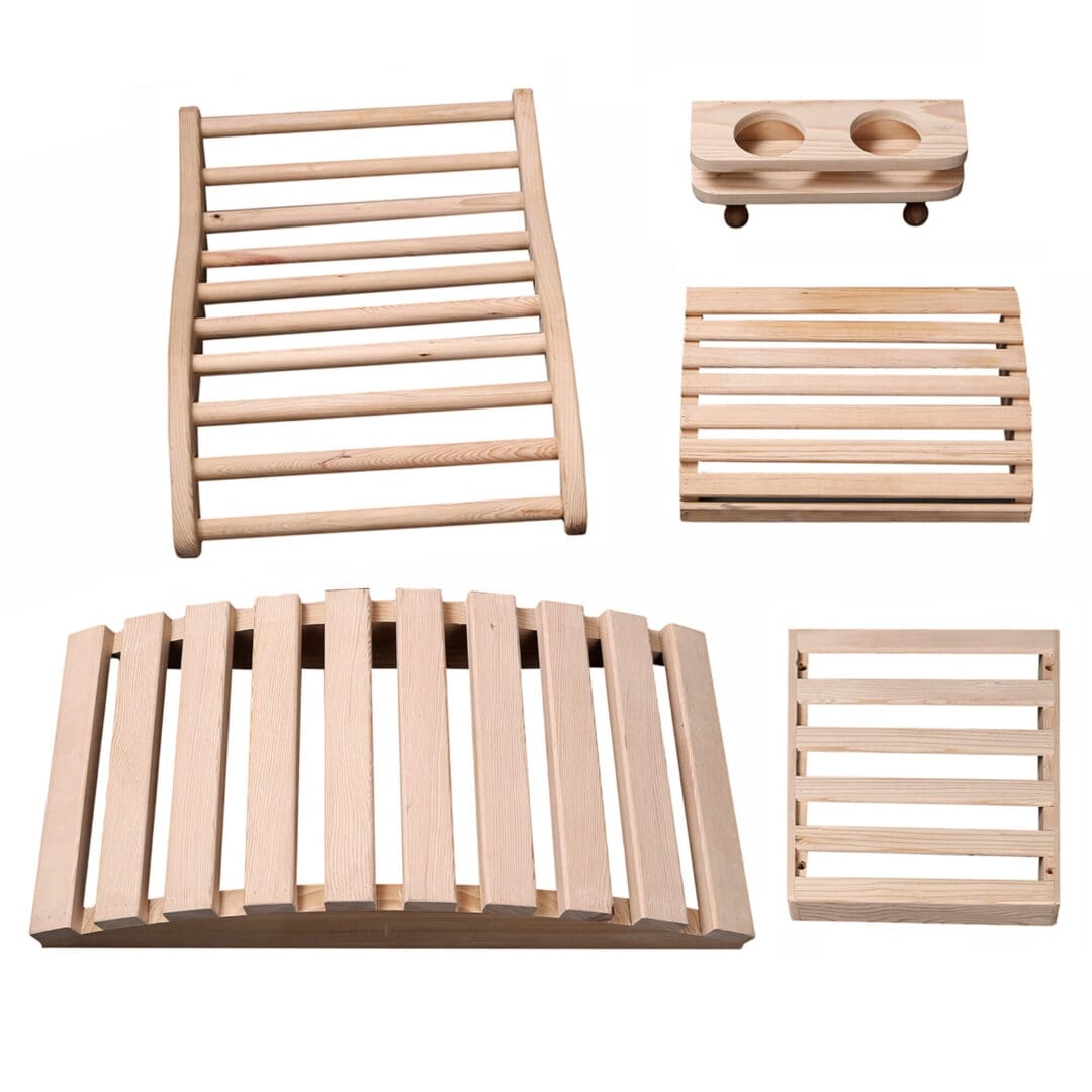 Deluxe Sauna Accessory Kit with white background