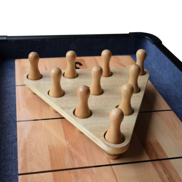 Shuffleboard bowling pin set