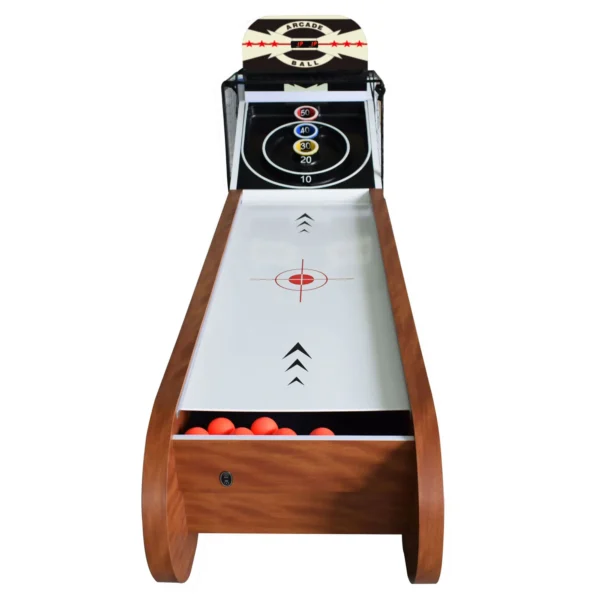 8 foot skeeball arcade table game front view