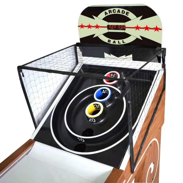 8 foot skeeball arcade table game with pointer