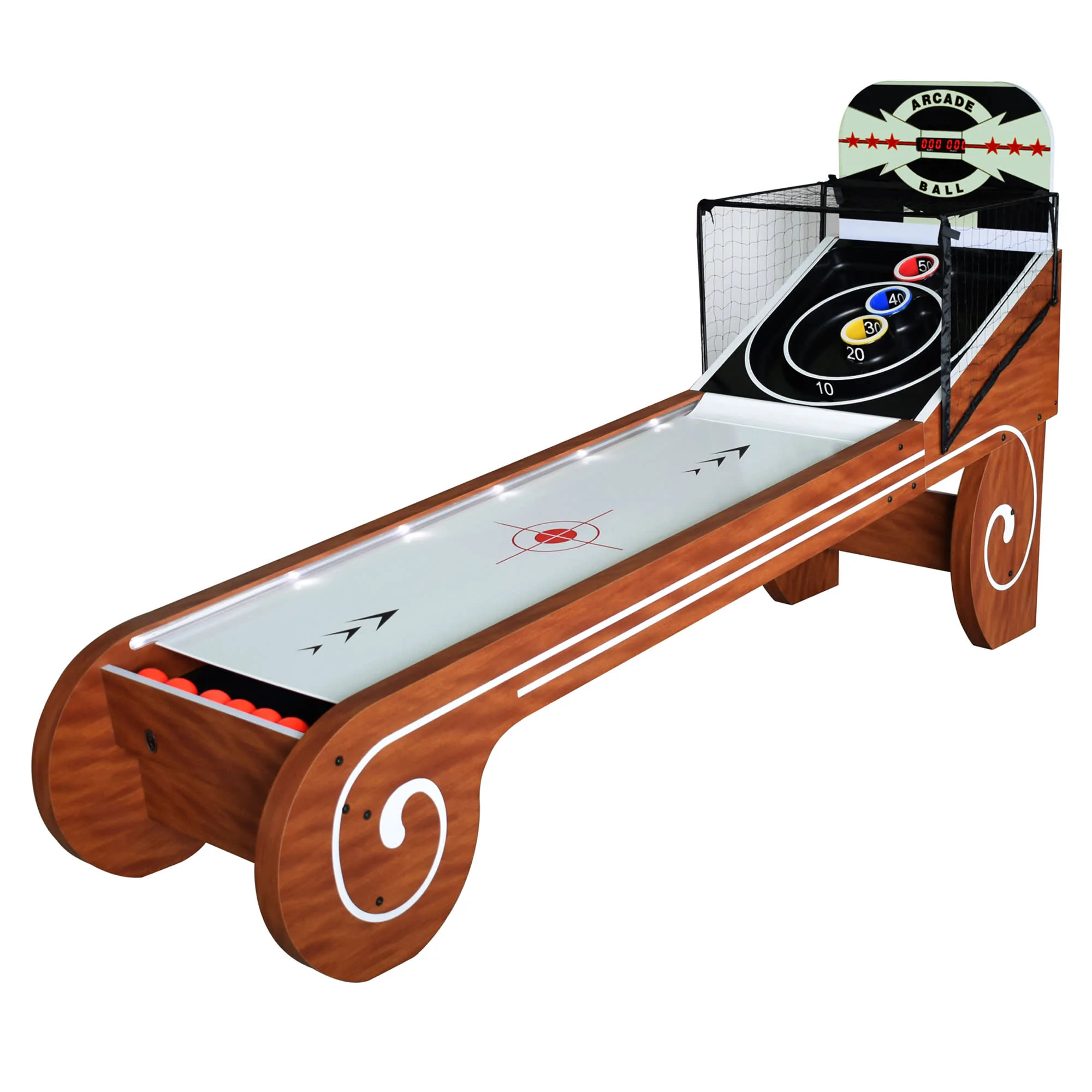 8 foot skeeball arcade table game