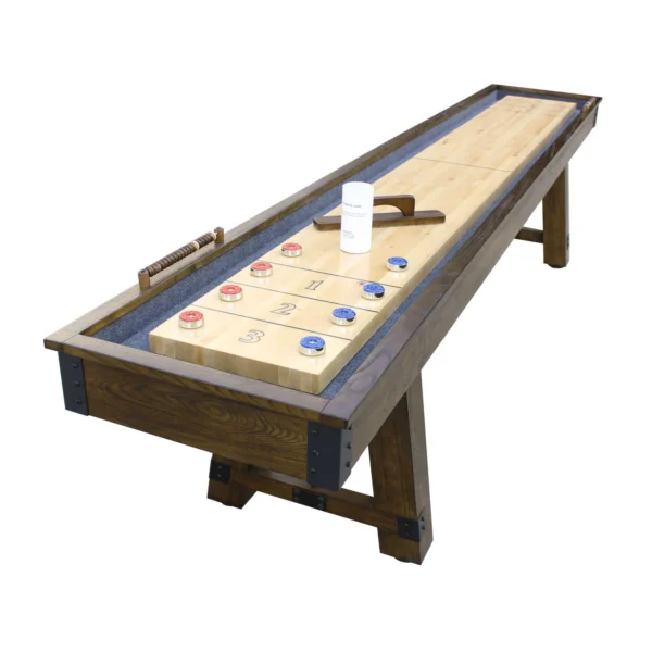 12-foot outdoor shuffleboard table