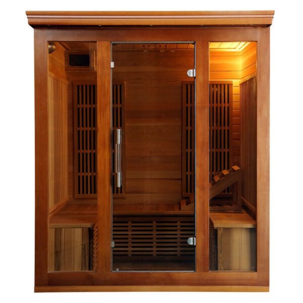 4 Person Premium Sauna with 9 Carbon Heaters