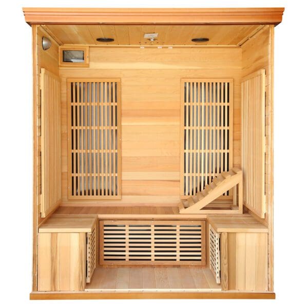 Elite 3 to 4 Person Premium Sauna with 9 Carbon Heaters