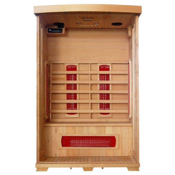 Hemlock Deluxe Infrared Sauna with 5 Ceramic Heaters