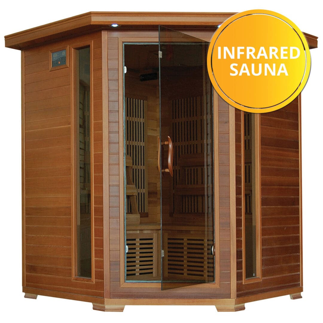 Whistler 4 Person Cedar Corner Infrared Sauna