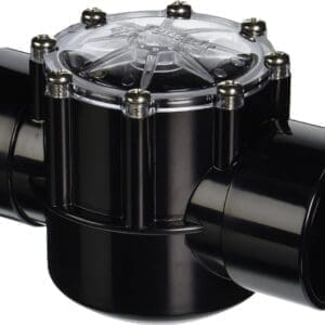 A Pentair 263042 Check Valve CPVC for Pool Pumps, 2 Port Straight on a white background.