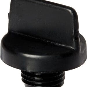 A Pentair U78-920P Drain Plug for Pool Plumb System,Black plastic cap on a white background.