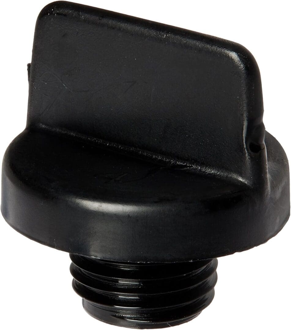 A Pentair U78-920P Drain Plug for Pool Plumb System,Black plastic cap on a white background.