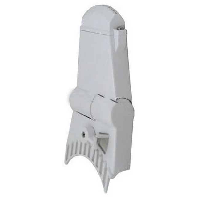 A Pentair 79100000Z Fountain Attachment Replacement Kit AquaLuminator Pool and Spa Light white plastic handle on a white background.