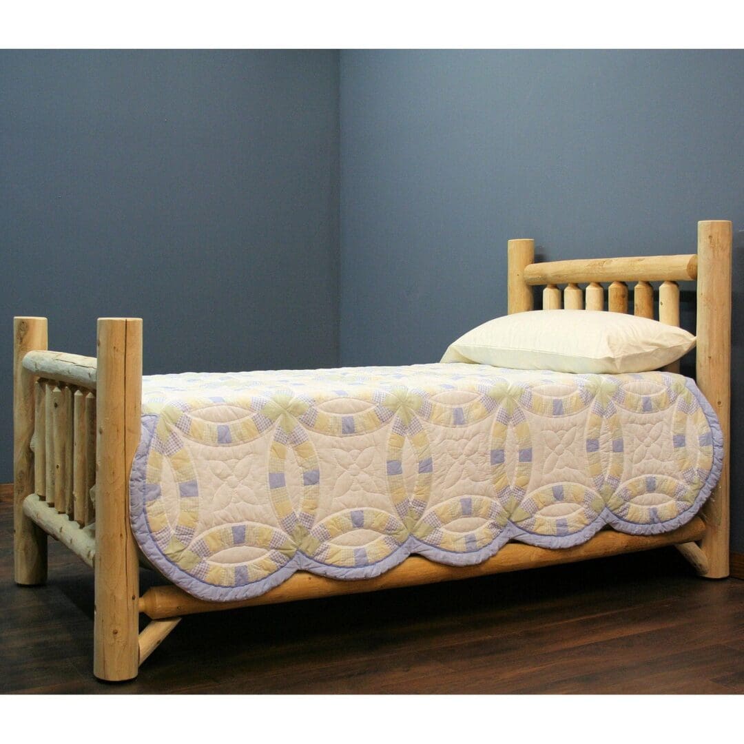 Lakeland Mills Rustic Appeal Low Bed Queen , Unfinished - Image 2