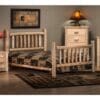 Lakeland Mills Rustic Appeal Low Bed, Twin in Unfinished ,