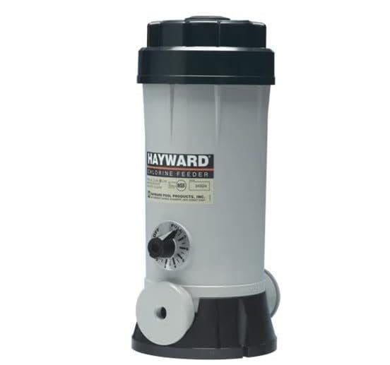 Hayward pool chlorine feeder with control dial